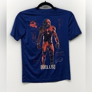 Buffalo Bills NFL Team Apparel T Shirt Size Medium 10/12 Youth Kids Boys Allen